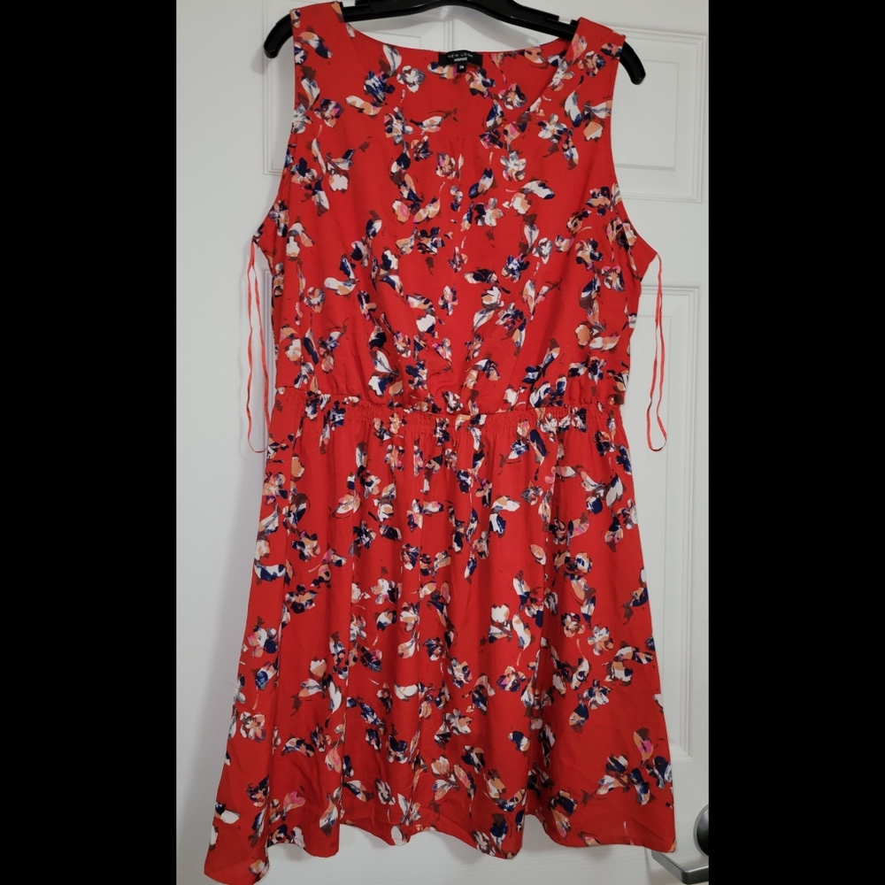 New Look Brand, Size 20, floral print dress